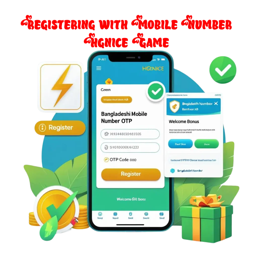 Registering with Mobile Number Hgnice Game